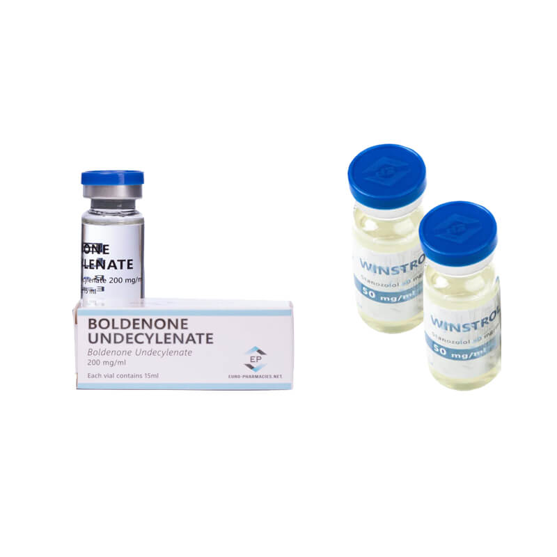 Paquete de resistencia – Boldenona + Winstrol – Esteroides inyectables – Farmacias Euro