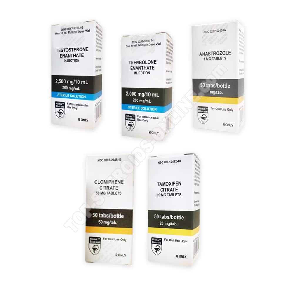 Balíček pro nárůst hmoty SCHE Testostron Enanthate Trenbolon Enanthate (10 týdnů) Hilma