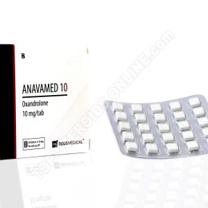 ANAVAMED 10 (Oxandrolone) - 50tabs of 10mg - DEUS-MEDICAL - Obrázek 3