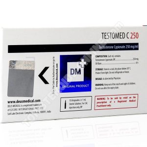 TESTOMED C 250 (Testosterone Cypionate) - 10amps of 1ml - DEUS-MEDICAL - Imagem 3