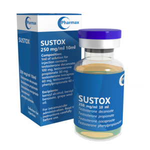 SUSTOX - Testosterone Mix Sustanon 250mg / ml - 10ml vial - PHARMAX