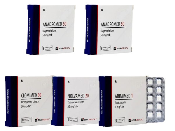 Pack de volumen Esteroides orales Anadrol Oximetolona 4 semanas Deus Medical