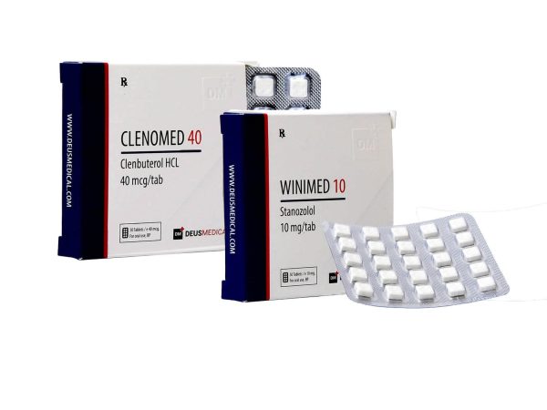 Gewichtsverlust-Paket für Frauen Winstrol Clenbuterol Deus Medical 8 Wochen