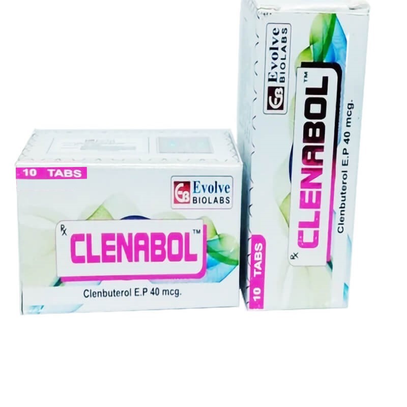 Clebuterol 40mcg (10 tabletek) – Evolve Biolabs