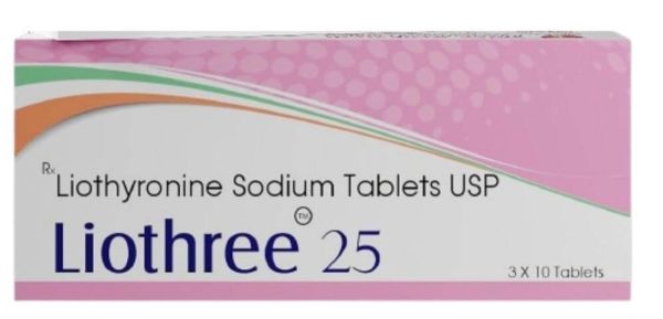 LIOTHREE - Liothyronine Sodium 25mcg (30 tabs) - Shree Venkatesh
