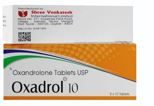 OXADROL - Oxandrolone 10mg (50 tabs) - Shree Venkatesh