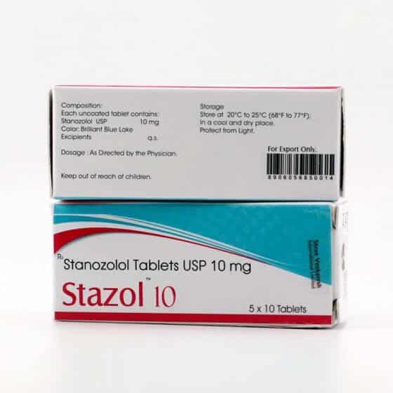 STAZOLE TAB - Stanozolol 10mg (50 tabs) - Shree Venkatesh