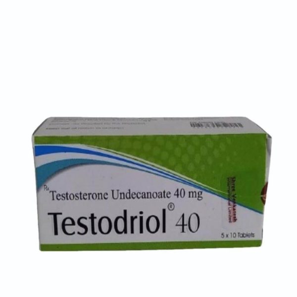 TESTODRIOL - Testosterone Undecanoate 40mg (50 tabs) - Shree Venkatesh