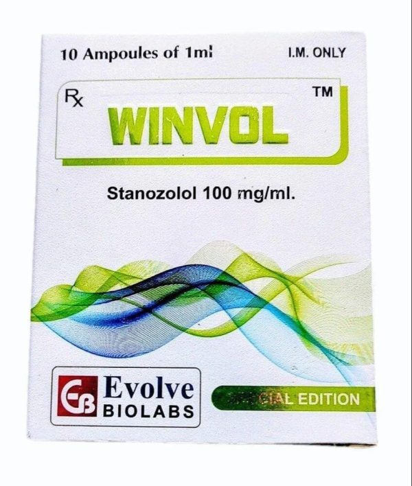 Winvol Stanozolol injection 100mg 10x1ml amps Evolve Biolabs