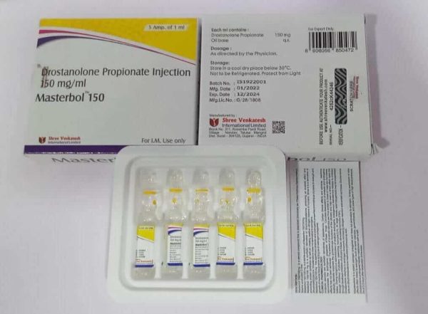MASTERBOL 150 - Drostanolone Propionate 150mg/ml (5amps x 1ml) - Shree Venkatesh