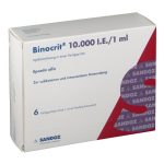 Binocrit 10000 Iu 1 ml. 6 Roztok pro injekci do předplněných injekčních stříkaček – Epoetin Alfa – Sandoz