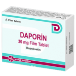 Daporin 30 Mg 6 Tabletek Powlekanych – Chlorowodorek Dapoksetyny – Medycyna Świata