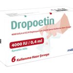 Dropotein 4000 Iu 0,4 Ml. 6 Roztok pro injekci do předem naplněných stříkaček – Epoetin Alfa – Drogsan