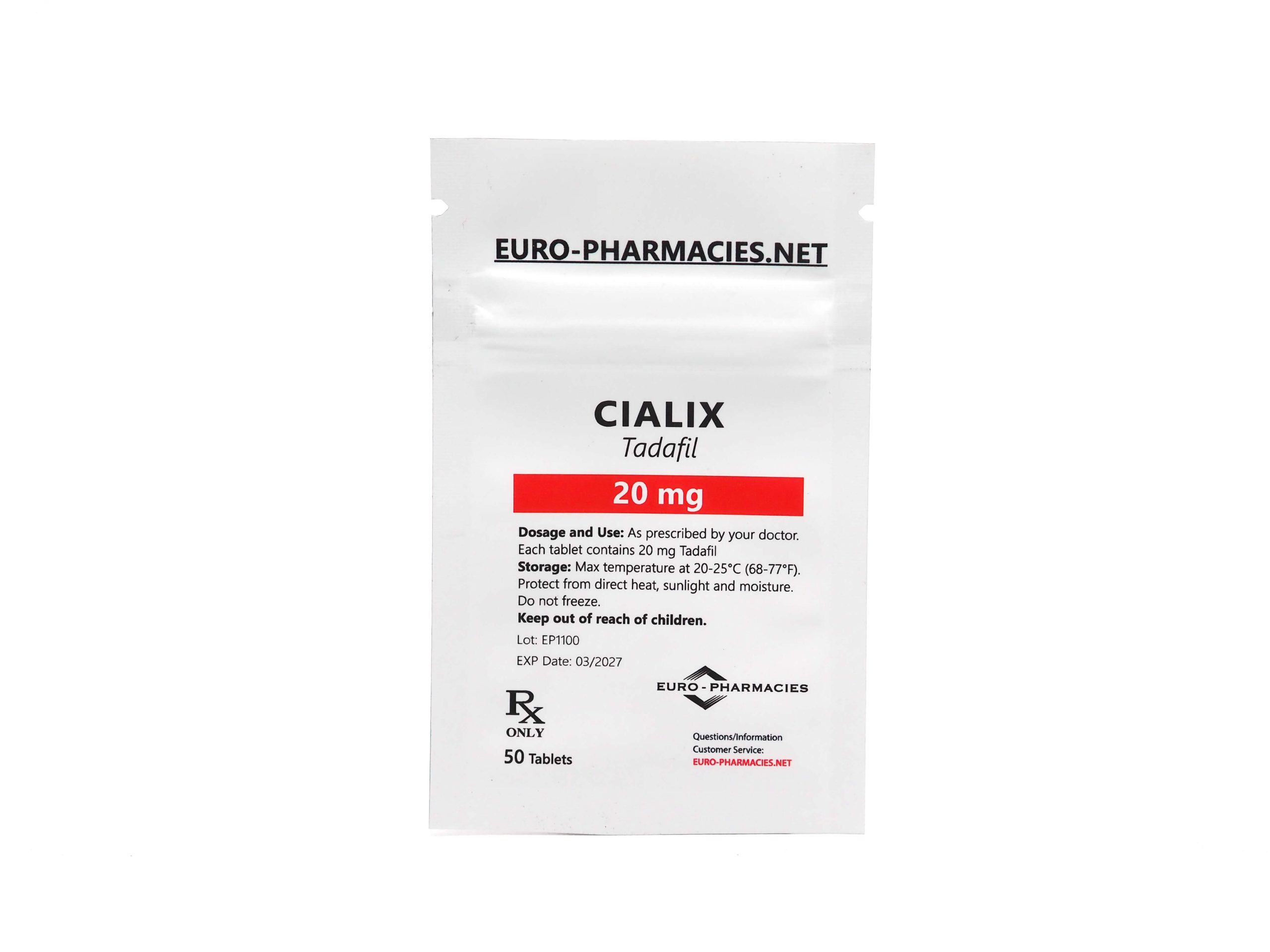 Europharmacies Beutel Cialix (Tadafil)