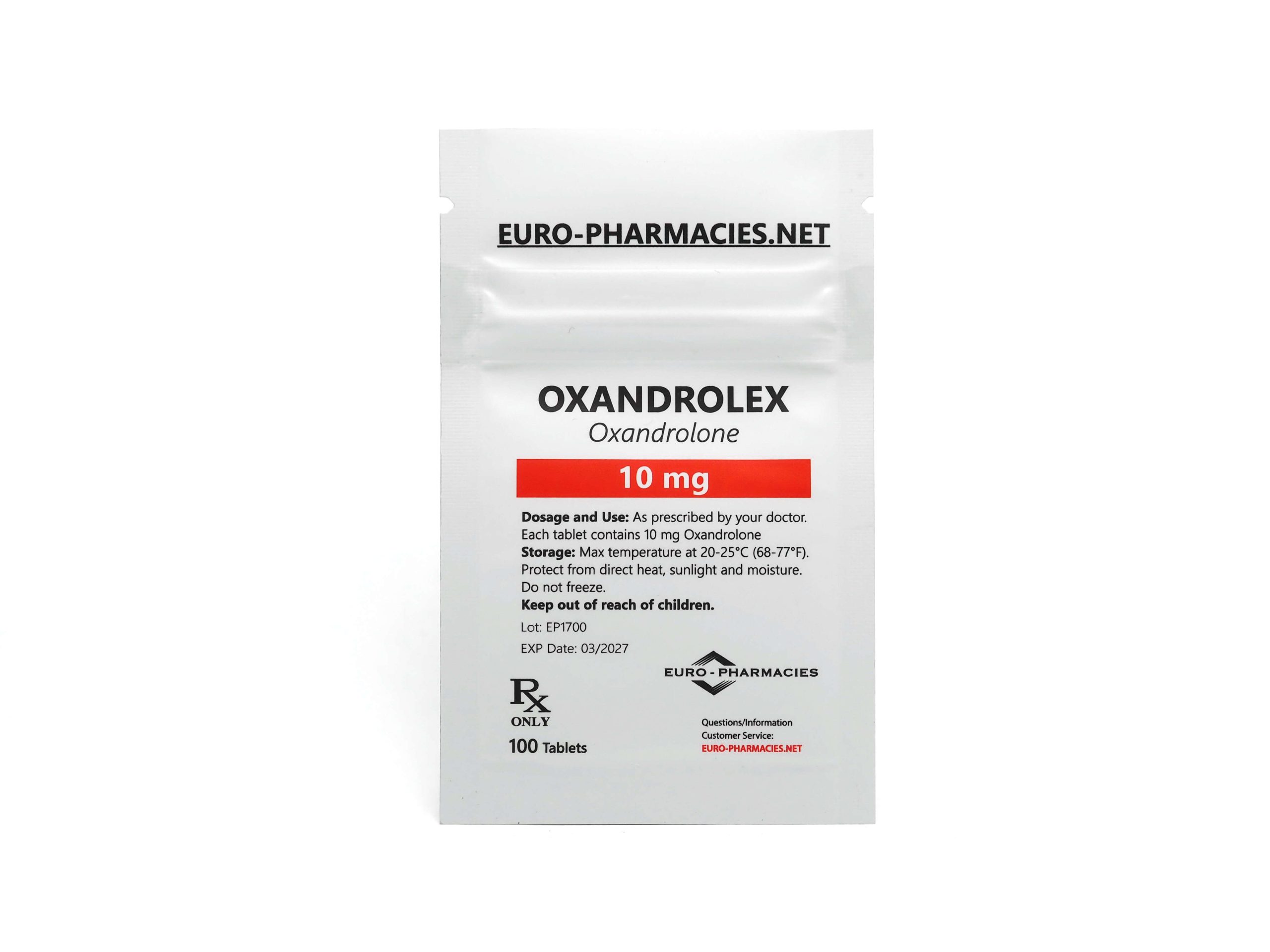 Torba Europharmacies Oxandrolex 10 (Anavar)