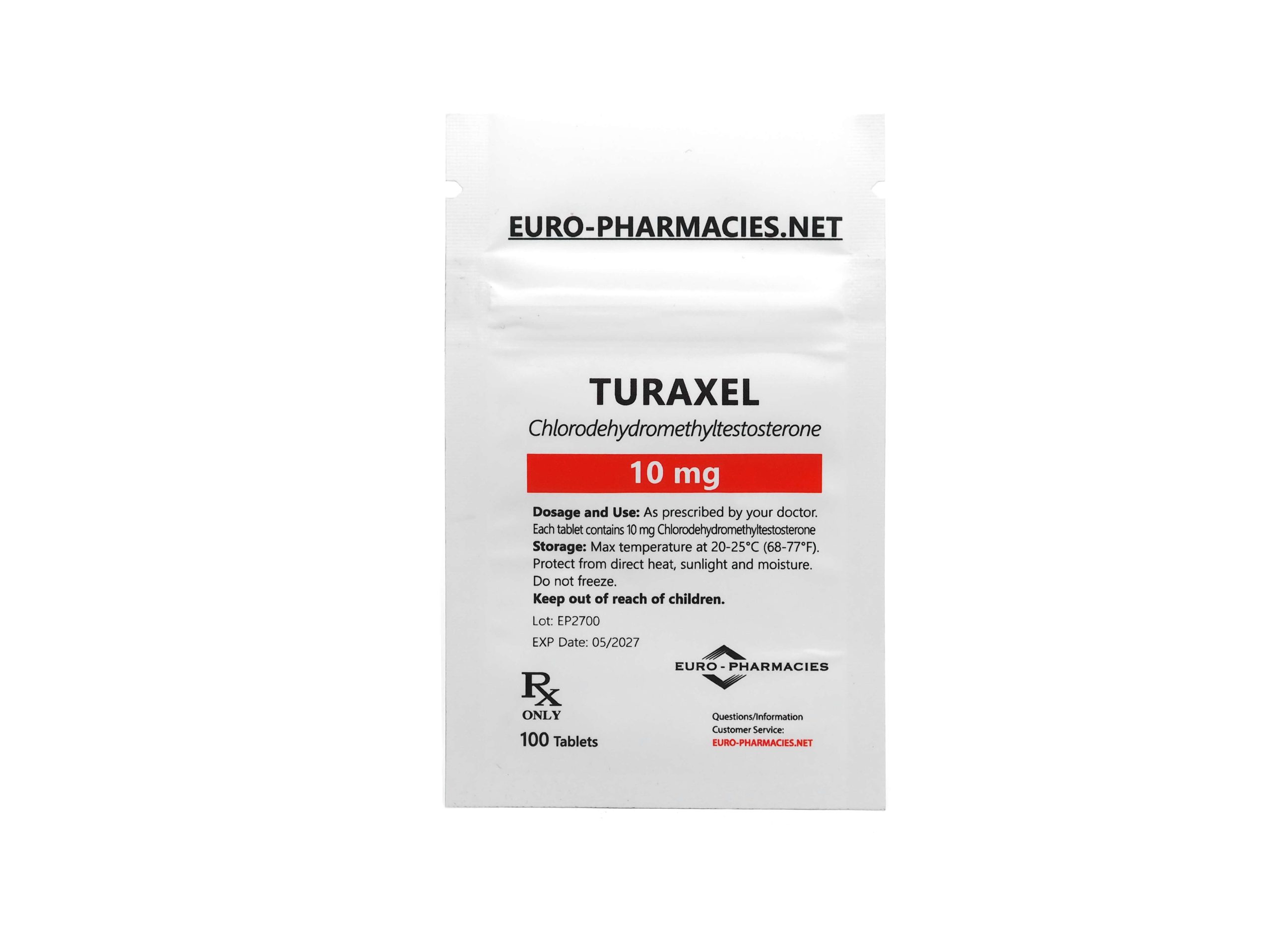Europharmacies Bag Turaxel 10 (Turanabol)