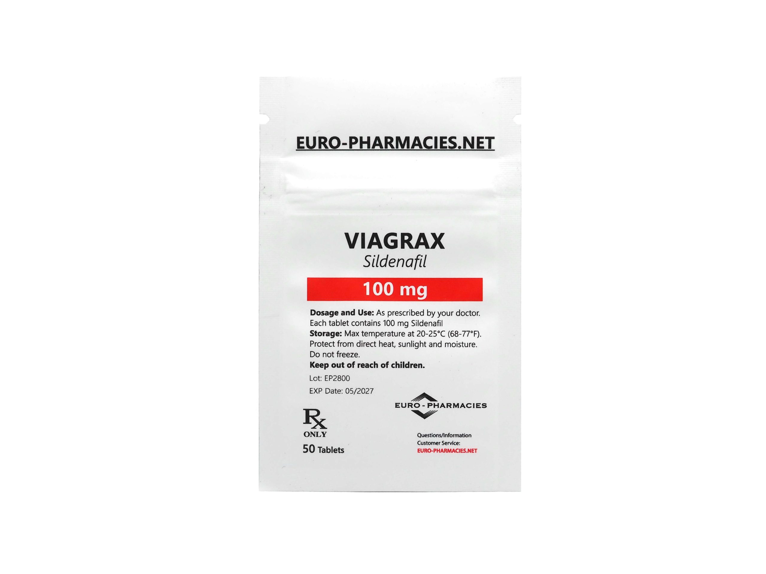 Europharmacies sáček Viagrax (Sildenafil)