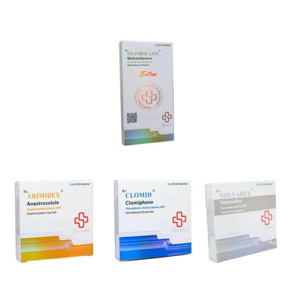 Pacote de ganho de massa (ORAL) DIANABOL + PROTEÇÃO + PCT (4 semanas) Beligas Pharmaceuticals International