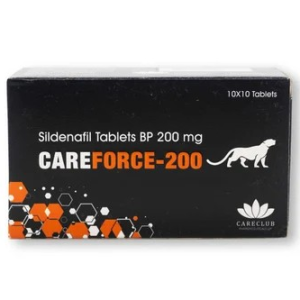 Careforce BP 200 mg - Sildenafil BP - 100 comprimidos - Farmacia-UE