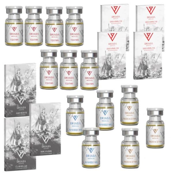 Extreme mass gain pack TEST E + DECA + TREN A + DIANABOL (16 weeks) DRIADA