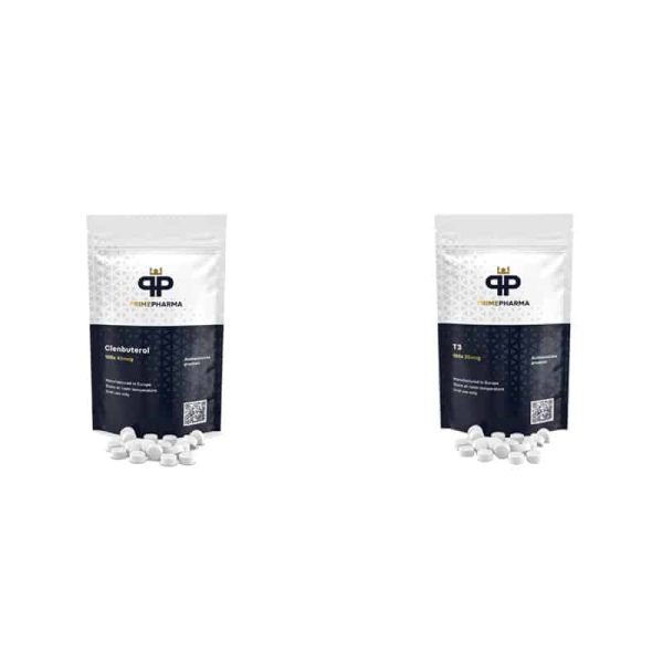 Paquete de trituración de 8 semanas Clenbuterol Cytomel Prime pharma