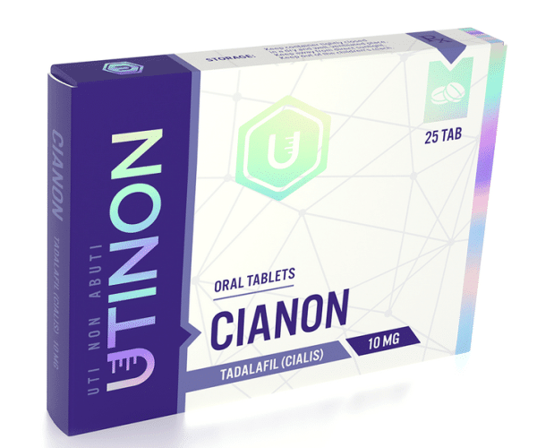 Cianon - Tadalafilo 10 mg 25 comprimidos - UTINON