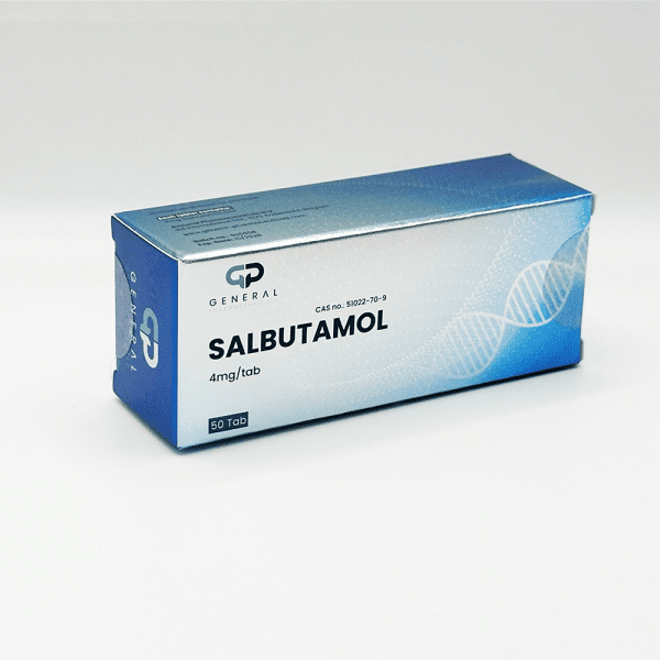 Salbutamol 4 mg 50 comprimidos - General-Pharma