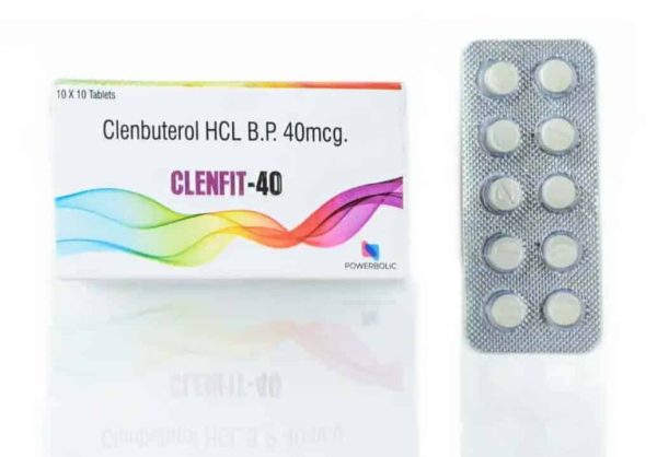 CLENFIT 40 MG - Clenbuterol HCl 40mcg 100 Tabs - POWERBOLIC