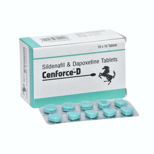 Cenforce D Sildenafil Citrate 100mg Dapoxetine 60mg 100 tabs CENTURION