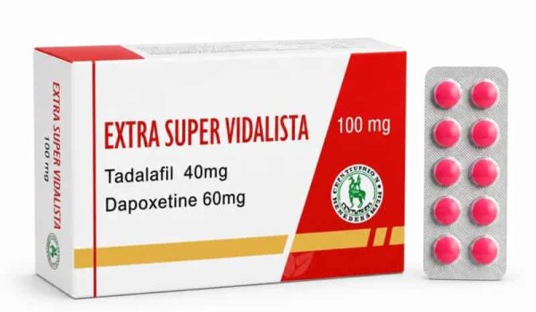 EXTRA SUPER VIDALISTA (Tadalafil + Dapoxetine) (100 tabs) - CENTURION