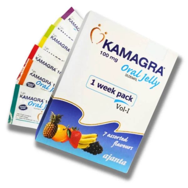KAMAGRA ORAL JELLY 100 MG (Sildenafil Citrate + Dapoxetine 100mg) (1x7 jelly)