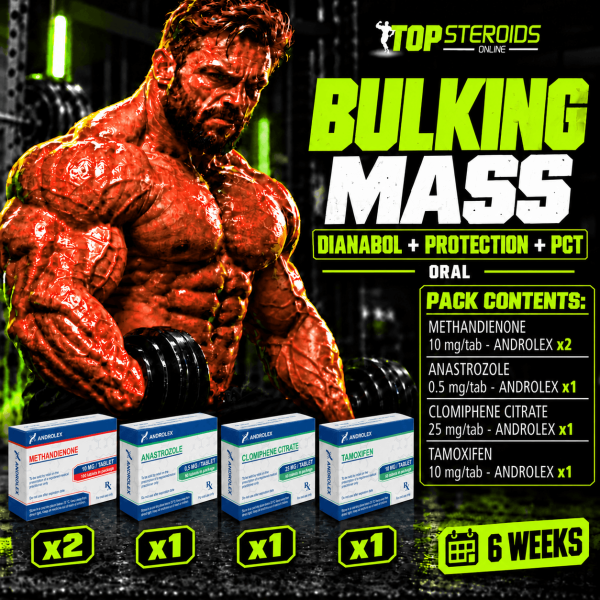 Pack Prise de Masse (Oral) – Dianabol (6 semaines) ANDROLEX