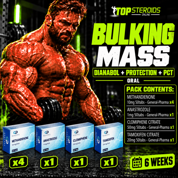 Pack Prise de Masse (Oral) – Dianabol (6 semaines) GENERAL PHARMA