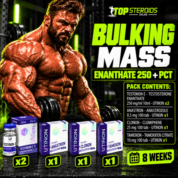 Pack prise de masse (INJECT) - ENANTHATE 250 + PCT (8 semaines) UTINON