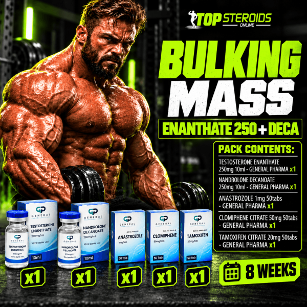 Pack prise de masse (INJECT) - Enanthate 250 + DECA (8 semaines) GENERAL PHARMA