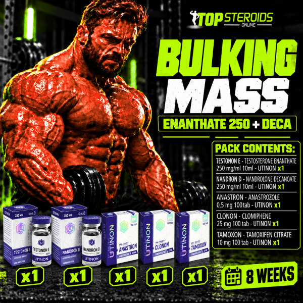 Pack prise de masse (INJECT) - Enanthate 250 + DECA (8 semaines) UTINON