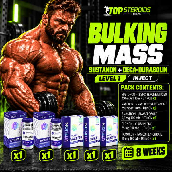 Pack prise de masse LEVEL I (INJECT)- SUSTANON + DECA-DURABOLIN (8 semaines) UTINON