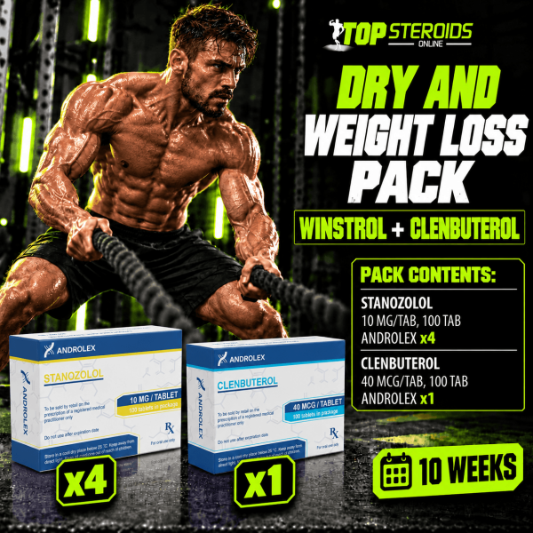 Pack sèche - Winstrol + Clenbuterol - Stéroides oraux (10 Semaines) ANDROLEX