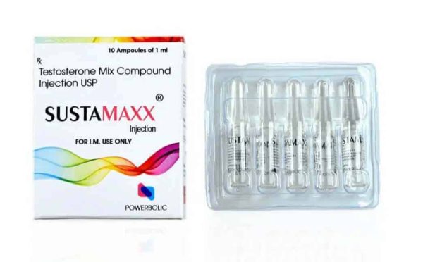 SUSTAMAXX AMP - Testosterone Mix Compound 10 Amps - POWERBOLIC