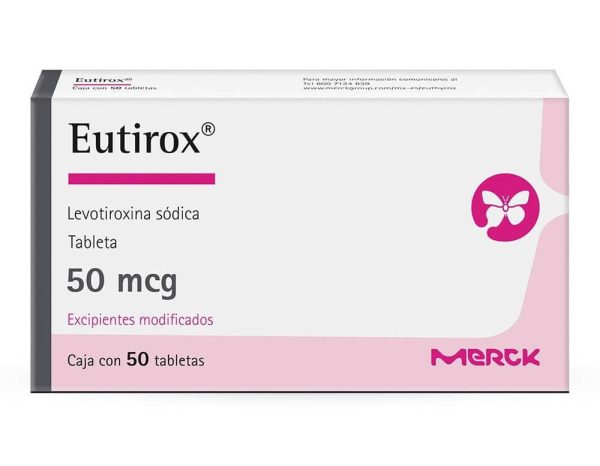 T4 Eutirox 50mcg 50tabs - Merck