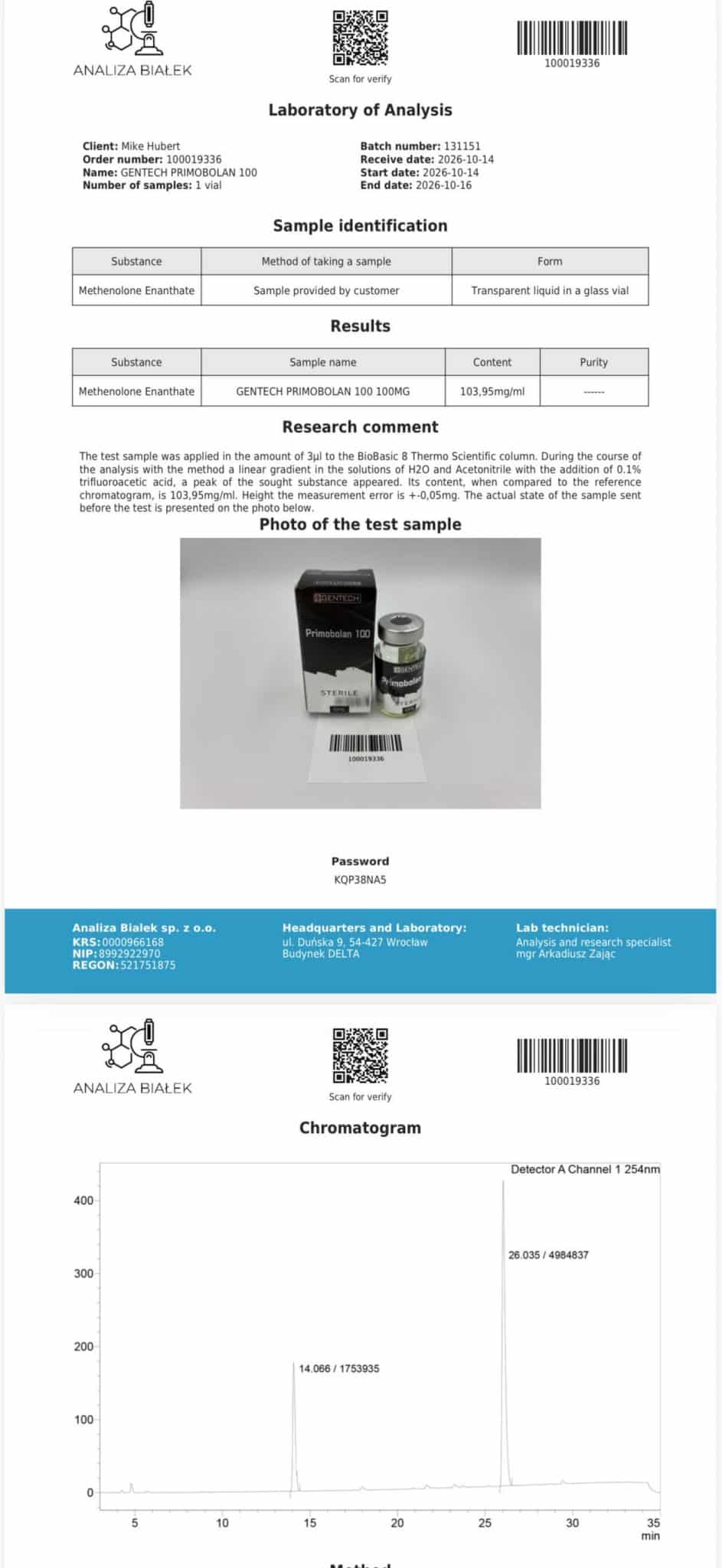 labtest-gentech-primobolan-100
