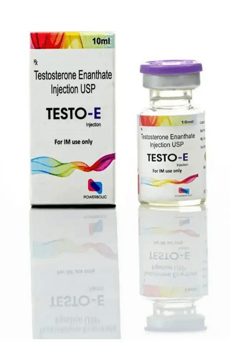 TESTO E 10 ML - Testosterone Enanthate USP 250mg - POWERBOLIC