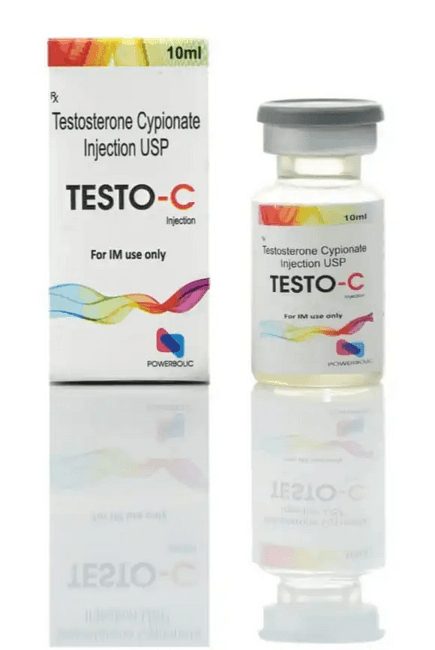 TESTO C 10 ML - Testosterone Cypionate USP 250mg - POWERBOLIC