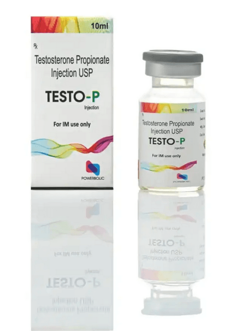 TESTO P 10 ML - Testosterone Propionate USP 100mg - POWERBOLIC