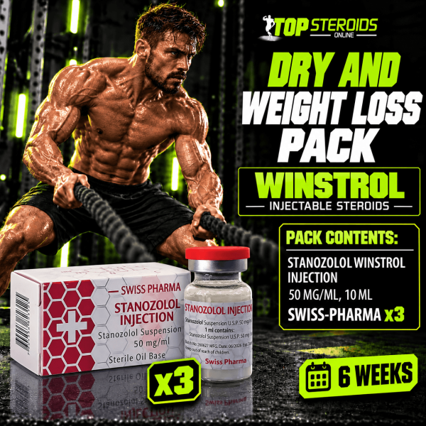 Pack sèche et perte de poids Winstrol (Inject) - SWISS