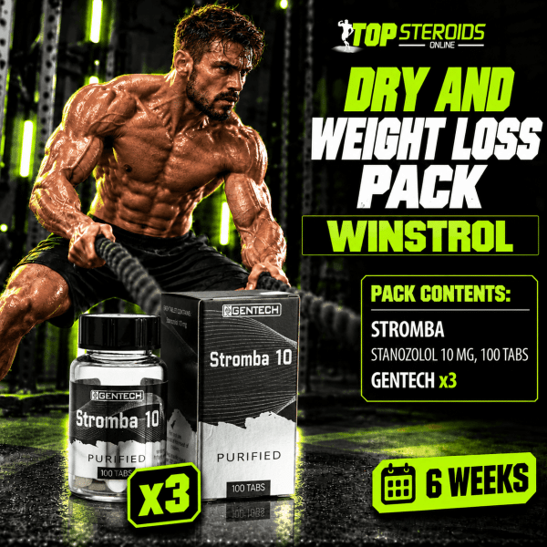 Pack sèche - Winstrol - Stéroides oraux (6 Semaines) GENTECH