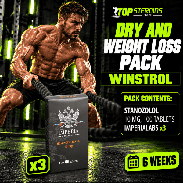 Pack sèche - Winstrol - Stéroides oraux (6 Semaines) ImperiaLabs