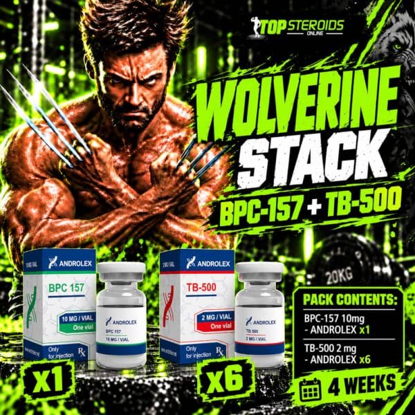 Pack Peptides Wolverine Stack débutant – BPC-157 + TB-500 – ANDROLEX (4 semaines)