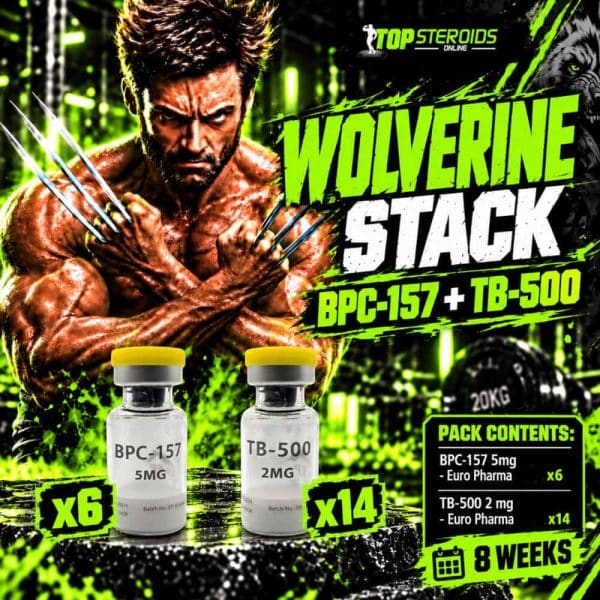 Pack Peptides Wolverine Stack Avancée – BPC-157 + TB-500 – EURO PHARMA EU (8 semaines)