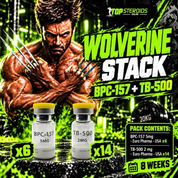Pack Peptides Wolverine Stack Avancée – BPC-157 + TB-500 – EURO PHARMA USA (8 semaines)